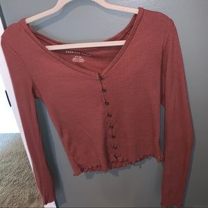 american eagle long sleeve top!!